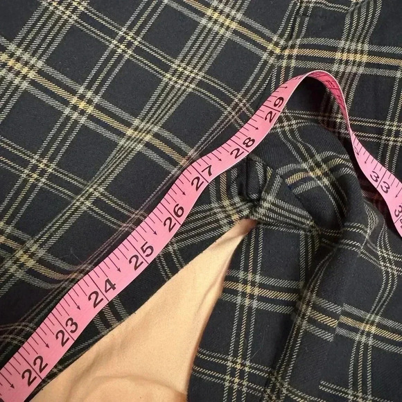 2/40 Aritzia Sunday Best Women’s Size US 4 Freshman Plaid Straight Leg Pants - Picture 11 of 11